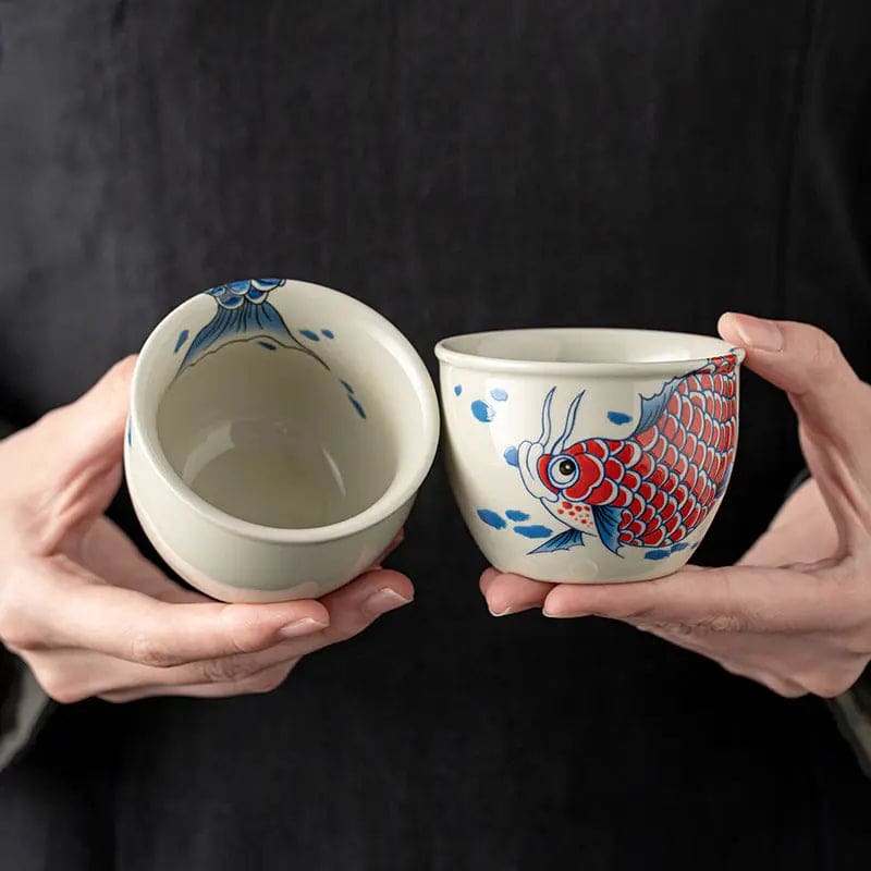 Tasse-a-The-en-Porcelaine-Motif-Carpe-1220ml-98751092