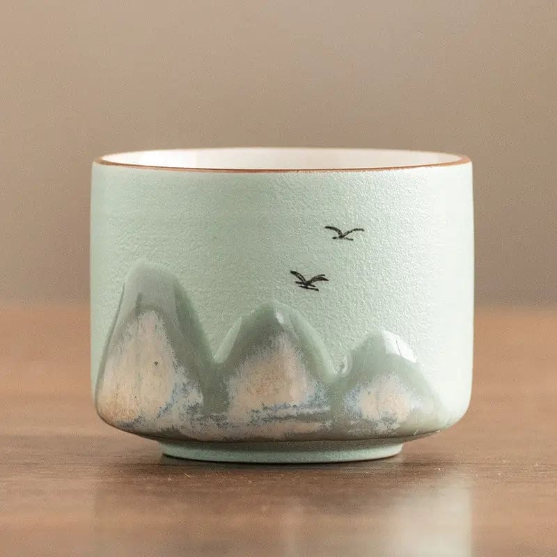 Tasses-a-the-en-ceramique-motifs-montagnes-75ml-93802045 Tasses à thé en céramique motifs montagnes 75ml