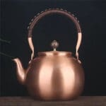 Théière Chinoise Ronde en Cuivre Simple 1.5L