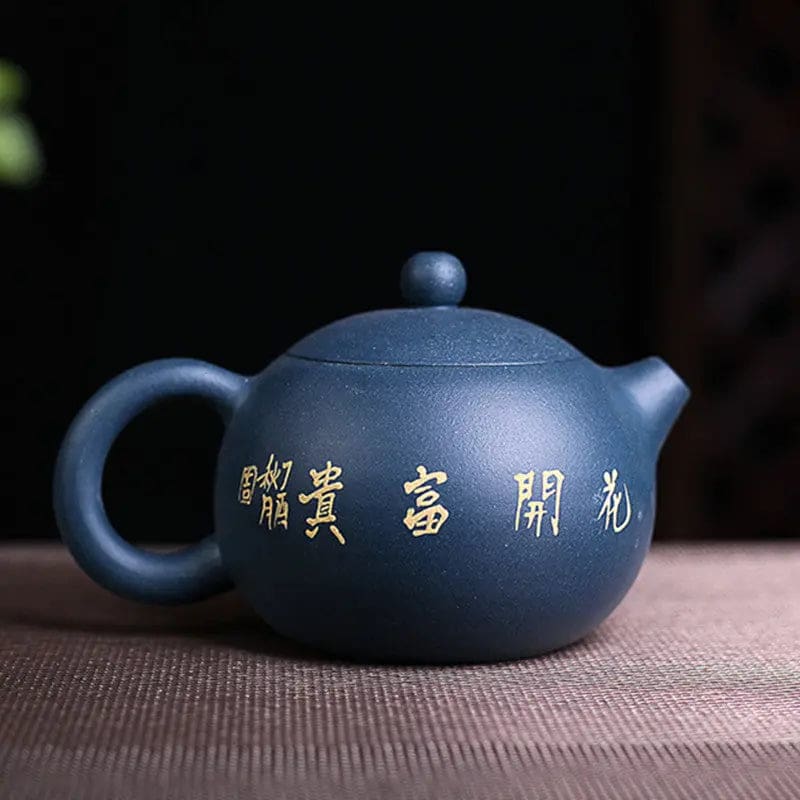 Theiere-Chinoise-Yixing-Bleue-a-Fleurs-en-Argile-230ML-1665513044