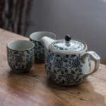Théière Chinoise en Porcelaine Grosses Fleurs 480ML