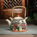 Théière Chinoise en Porcelaine Ramassage 900ML