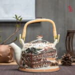 Théière Chinoise en Porcelaine Temple 900ML