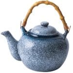 Théière Japonaise en Céramique Grise Bambou 500ML