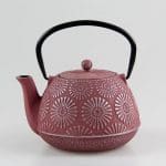 Théière Japonaise en Fonte Motifs Tournesols 1.2L