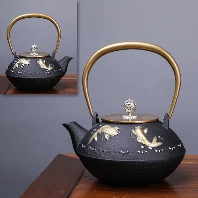 Theiere-Japonaise-en-Fonte-Poissons-1.2L-1665511218 Théière Japonaise en Fonte Poissons 1.2L