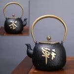Théière Japonaise en Fonte Symboles 1.2L