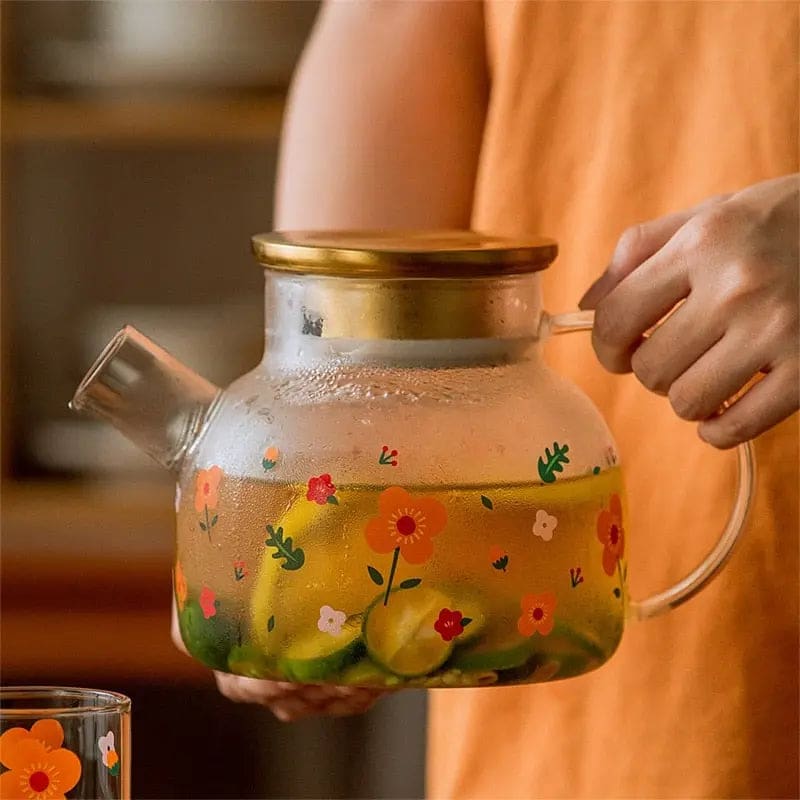 Theiere-en-Verre-Couvercle-Dore-avec-motifs-Fleurs-1L-1.7L-1686931321460 Théière en Verre Couvercle Doré avec motifs Fleurs 1L - 1.7L