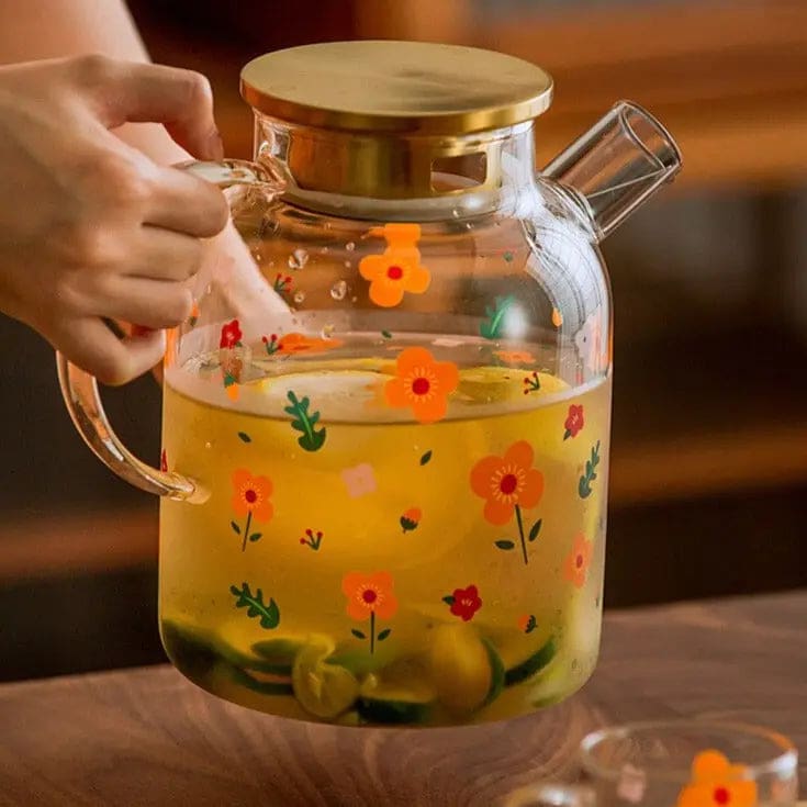 Theiere-en-Verre-Couvercle-Dore-avec-motifs-Fleurs-1L-1.7L-1686931328731 Théière en Verre Couvercle Doré avec motifs Fleurs 1L - 1.7L